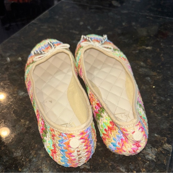 La Strada wool straw, ballet flats. Retro chic, trending, hippie ballerina, CUTE - Picture 10 of 10